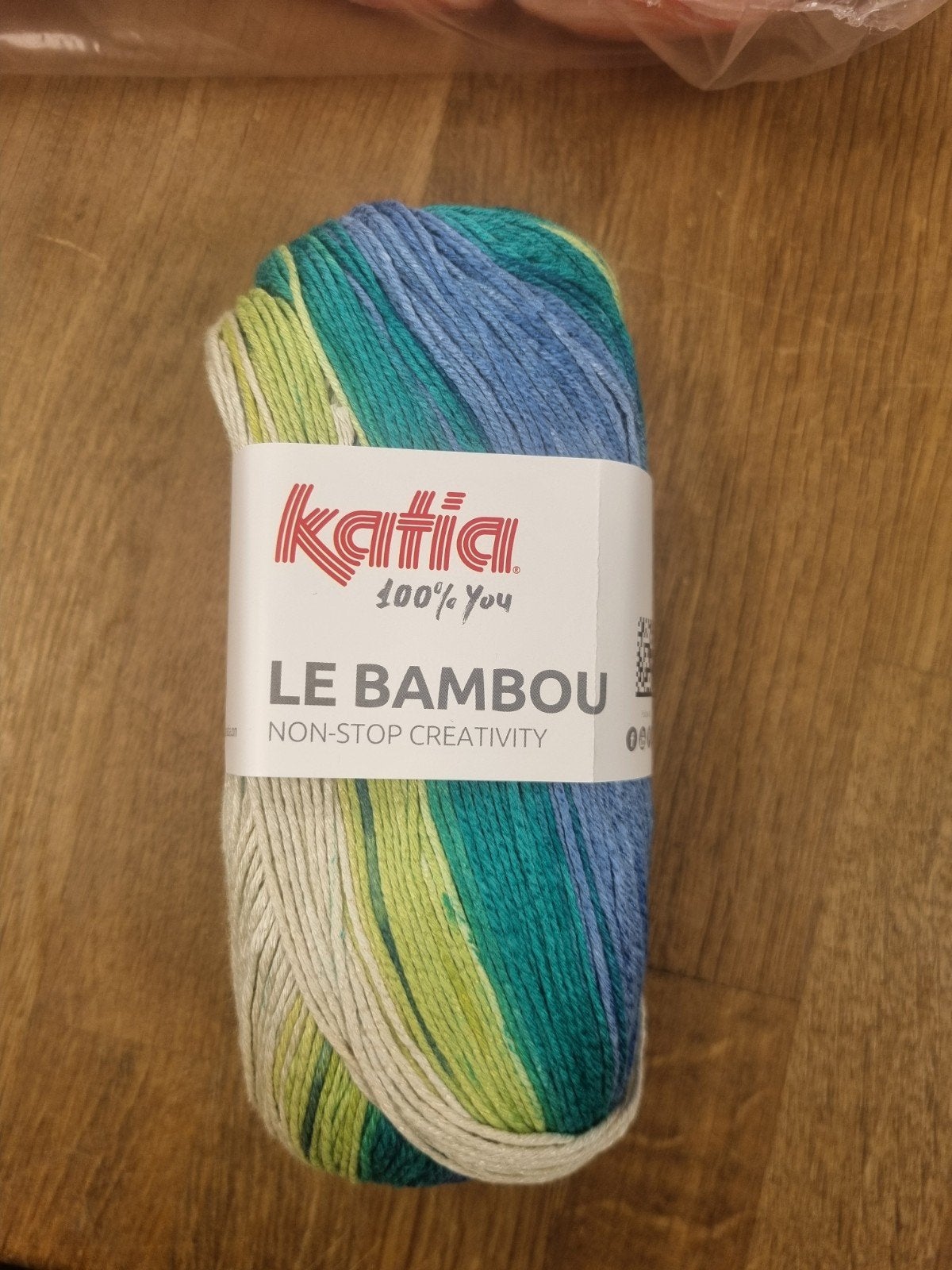Katia Le Bambou garen -  100g/285m - Naald 3-4mm, Ophalen of Verzenden, Nieuw, Breien of Haken, Wol of Garen