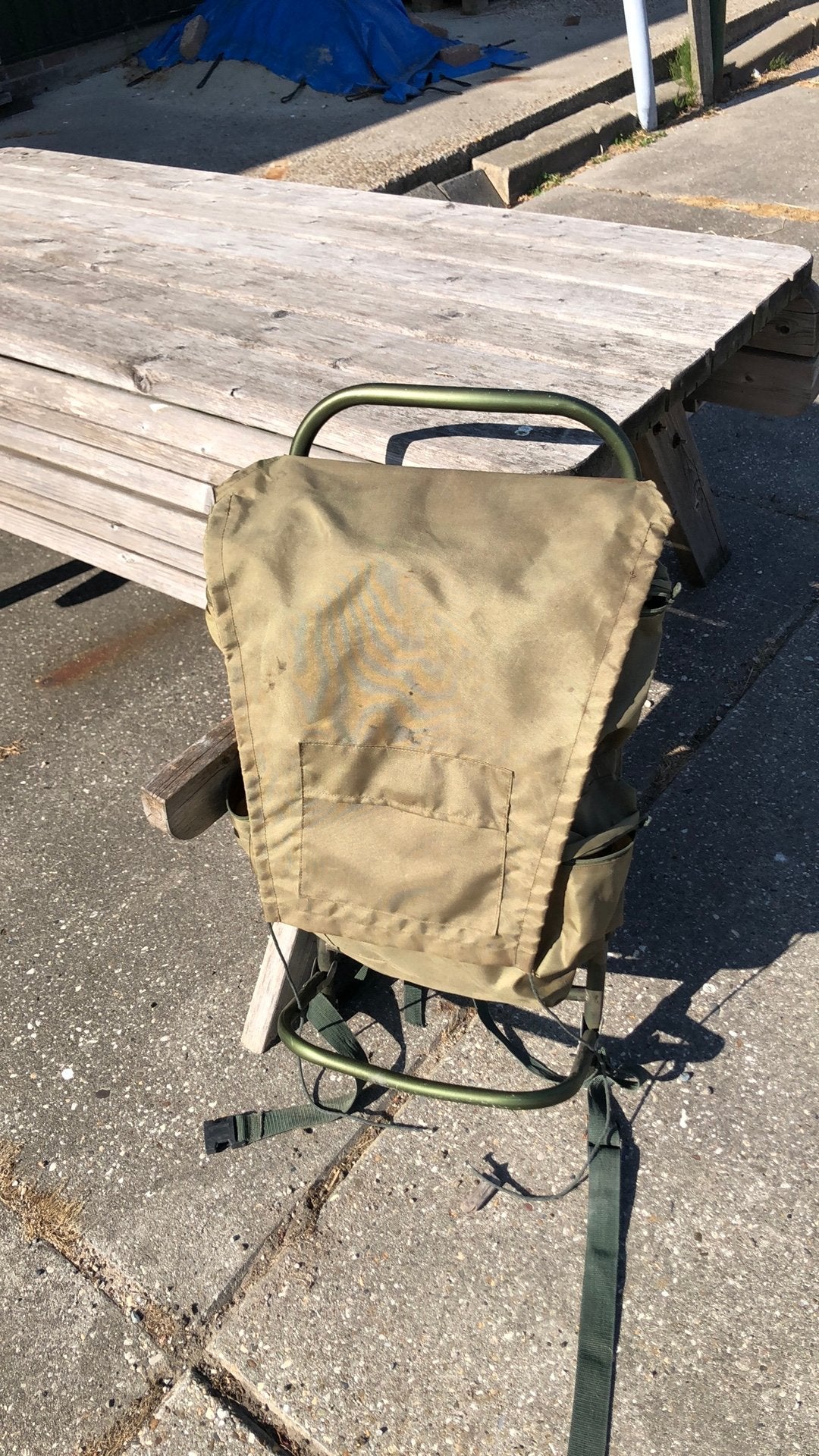 Rugzak backpack, Ophalen, Gebruikt, Campingstoel