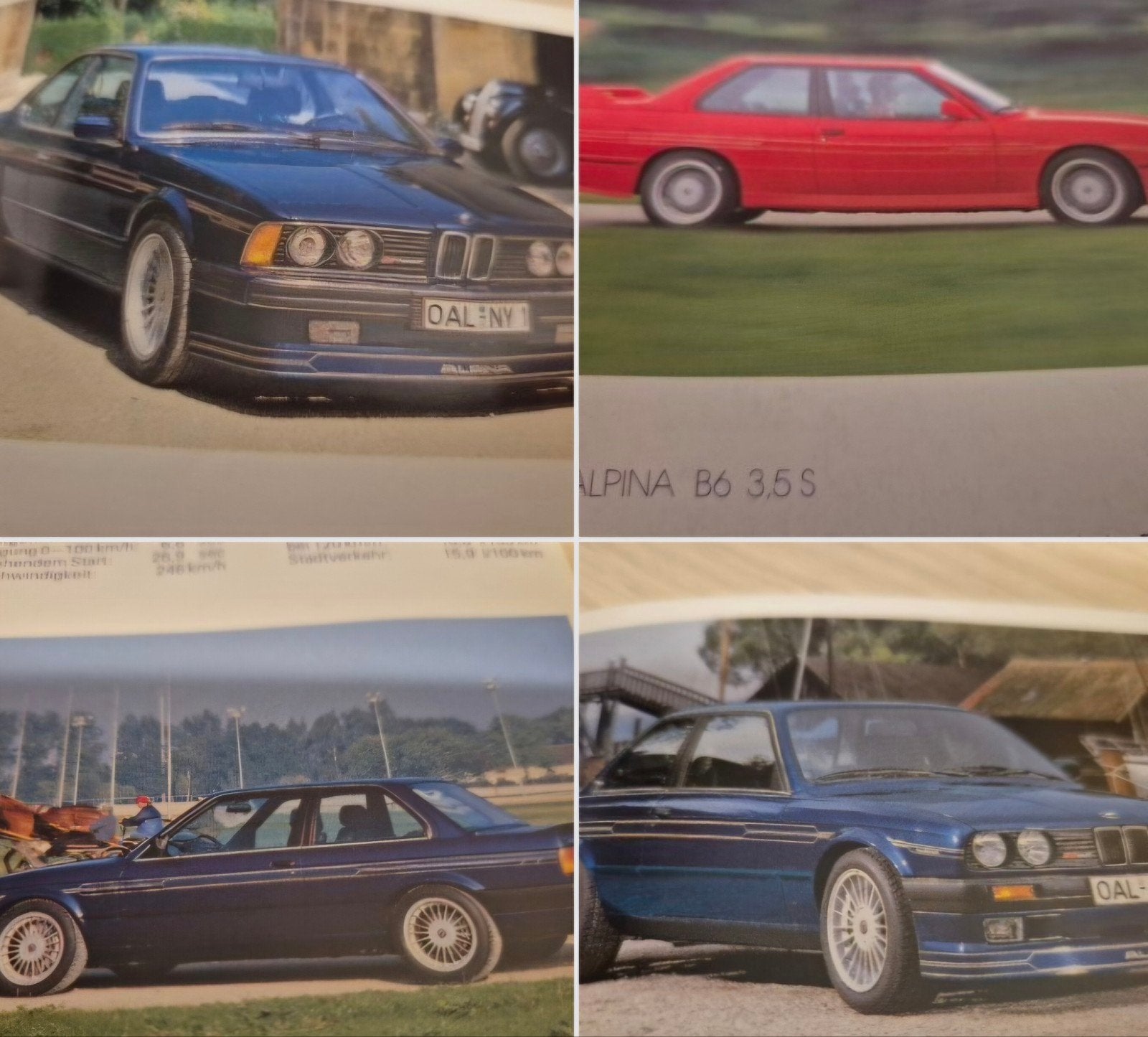 1987 BMW ALPINA E30 M3 3 serie 635CSi E24 coupés E32 7 serie, Ophalen of Verzenden, Zo goed als nieuw, BMW