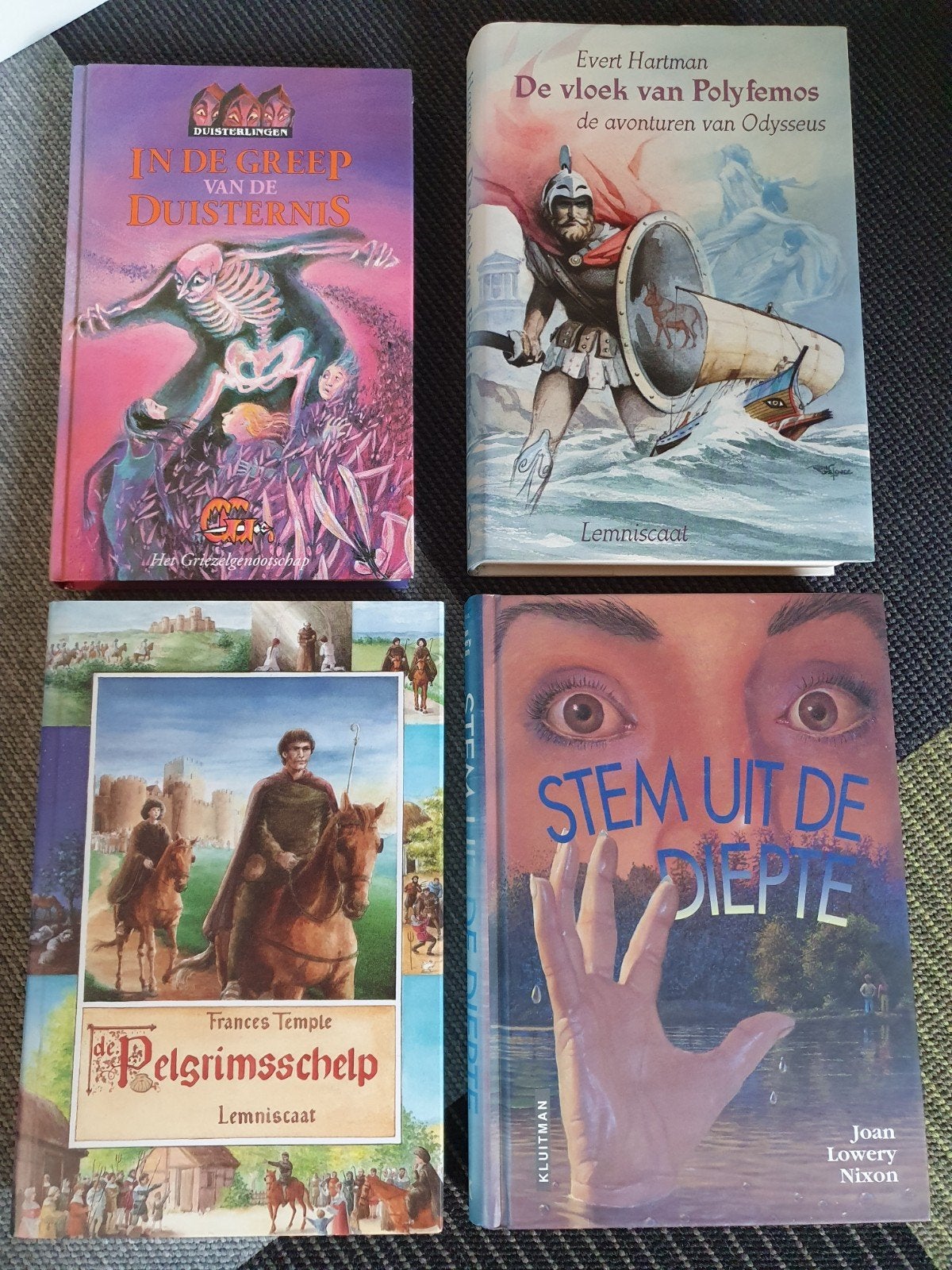4 Jeugdboeken: Avontuur, Geschiedenis en Spanning, Boeken, Ophalen of Verzenden, Gelezen