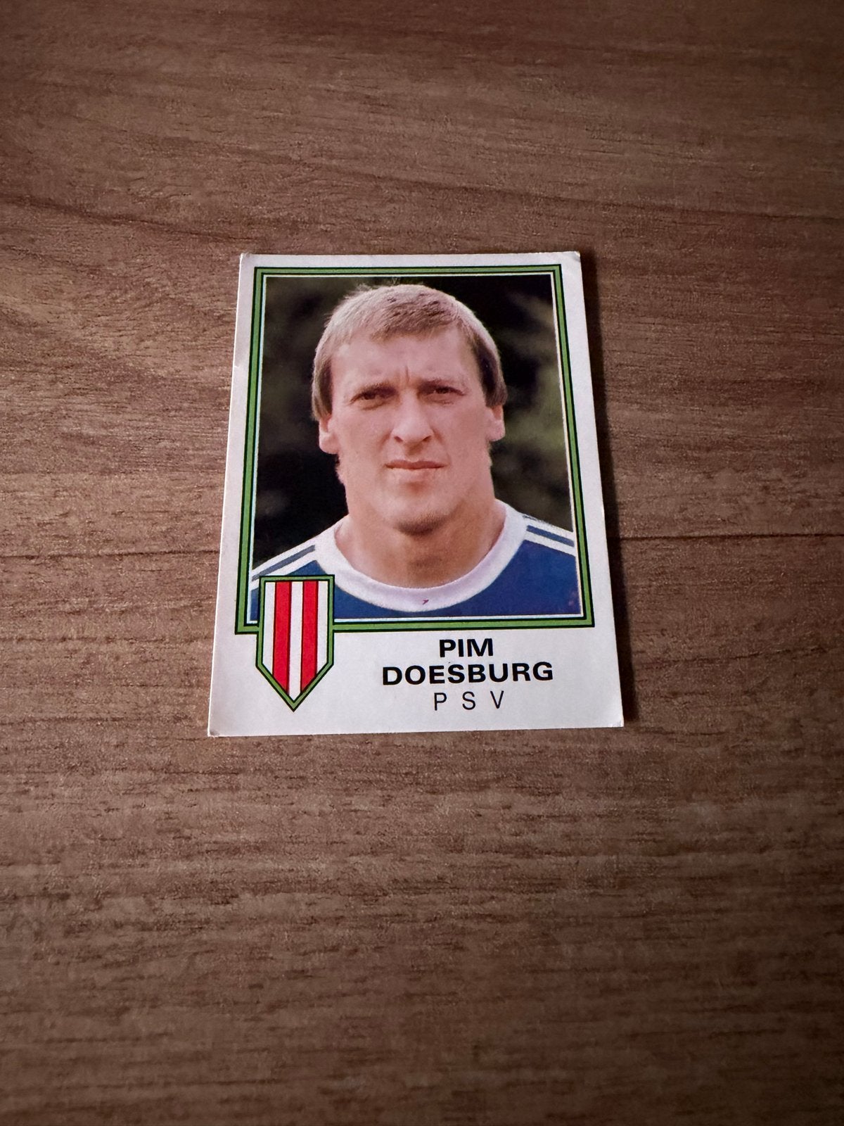 Pim Doesburg PSV Voetbal 81 Panini Spelerskaart, Ophalen of Verzenden, Gebruikt, PSV, Spelerskaart