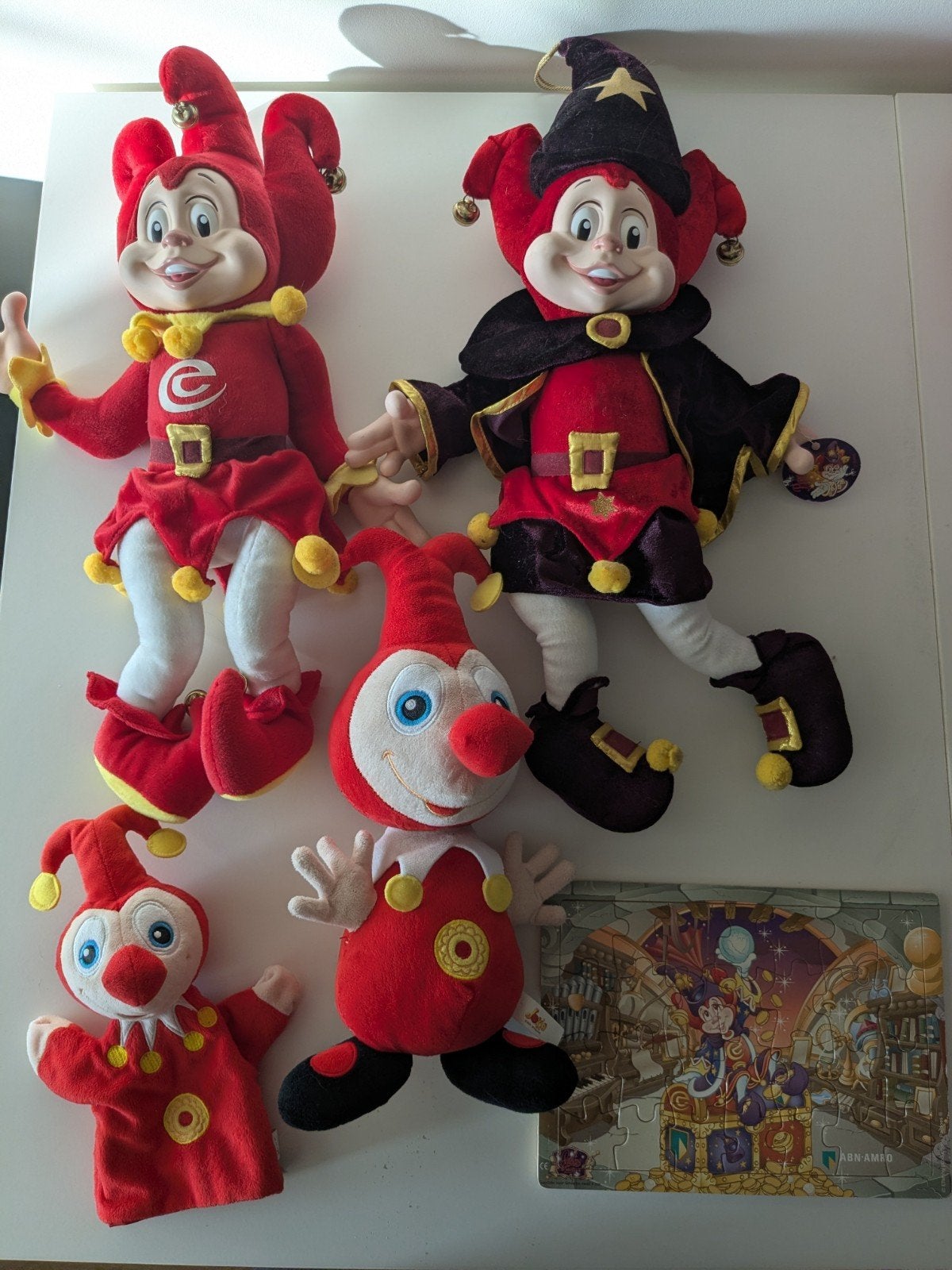 Pakket Eftelingpoppen & puzzel, Overige merken, Overige typen, Ophalen of Verzenden, Zo goed als nieuw