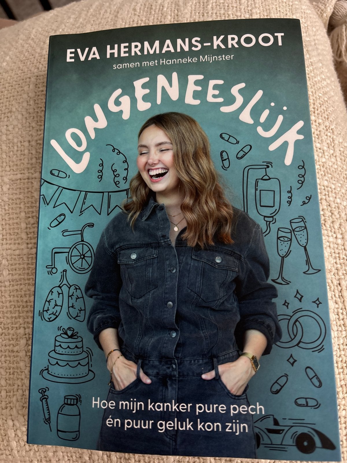 Longeneeslijk - Eva Hermans-Kroot, Boeken, Biografieën, Verzenden, Zo goed als nieuw, Overige