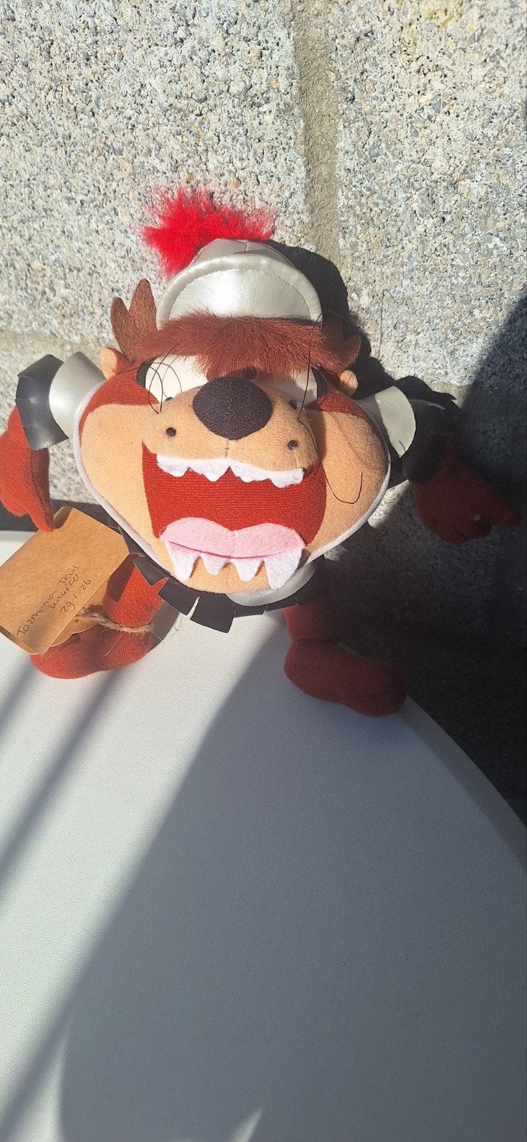 Taz tazmanian Devil knuffel uit 1997 (29126), Verzamelen, Actiefiguur of Pop, ., Ophalen of Verzenden, Zo goed als nieuw