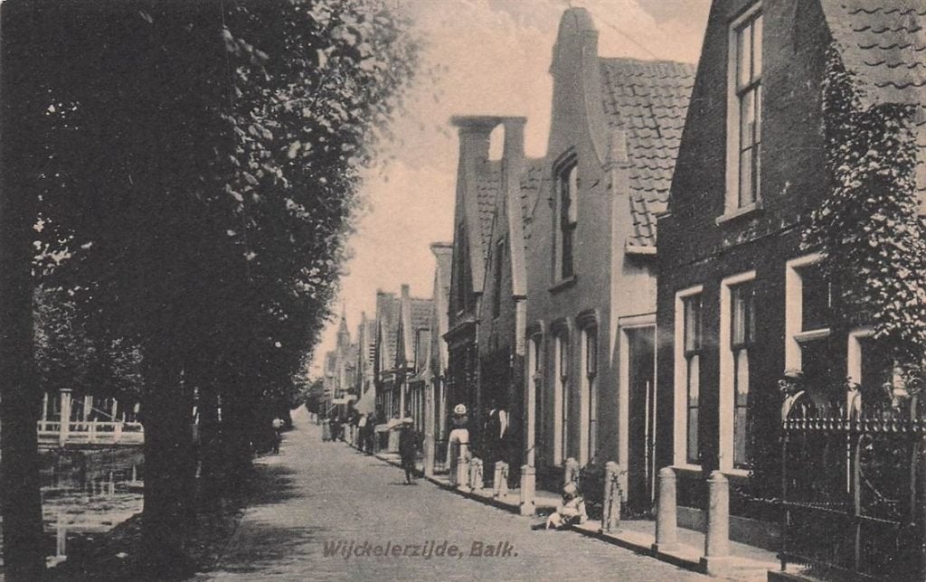 703-044-019 Wijckelerzijde Balk, Ophalen of Verzenden, Voor 1920, Friesland
