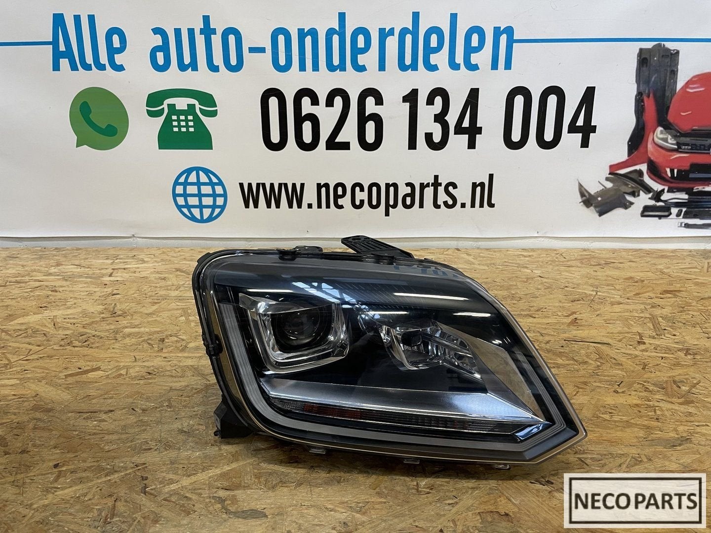 VW AMAROK 2H 2H1 XENON LED KOPLAMP COMPLEET 2H1941016AF, Gebruikt, -, Volkswagen, -