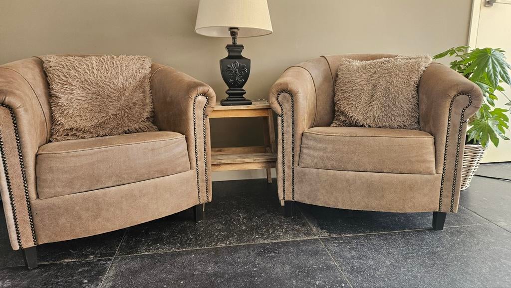 2 MarQ fauteuils - Comfortabele stoelen, Ophalen, Gebruikt, Twee, Klassiek, Comfortabel