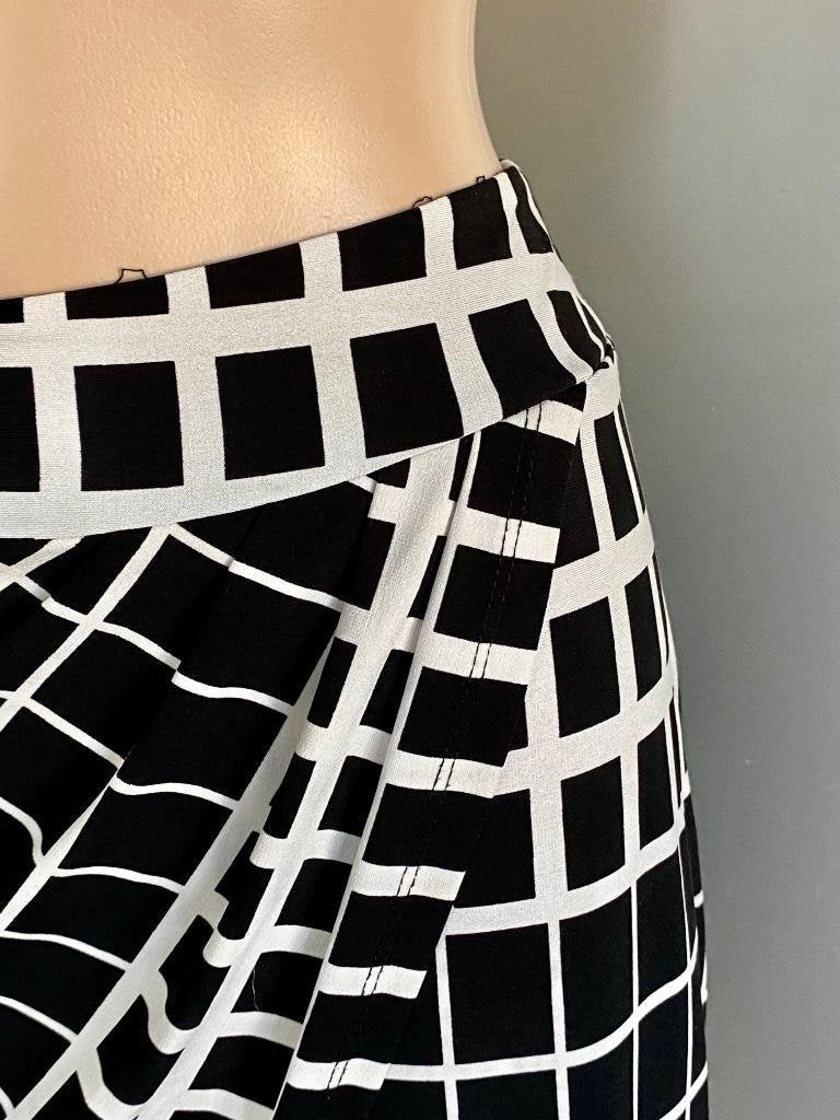 J359 Promiss maat M=38/40 rok rokje zwart/wit, Kleding | Dames, Maat 38/40 (M), Promiss, Zwart, Ophalen of Verzenden