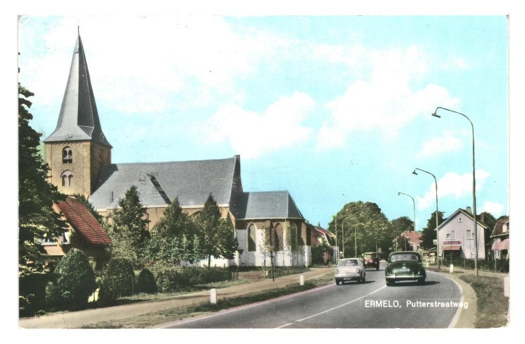 947456 Ermelo Putterstraatweg 1965 Postzegel afgeweekt, Ophalen of Verzenden, 1960 tot 1980, Gelopen, Gelderland