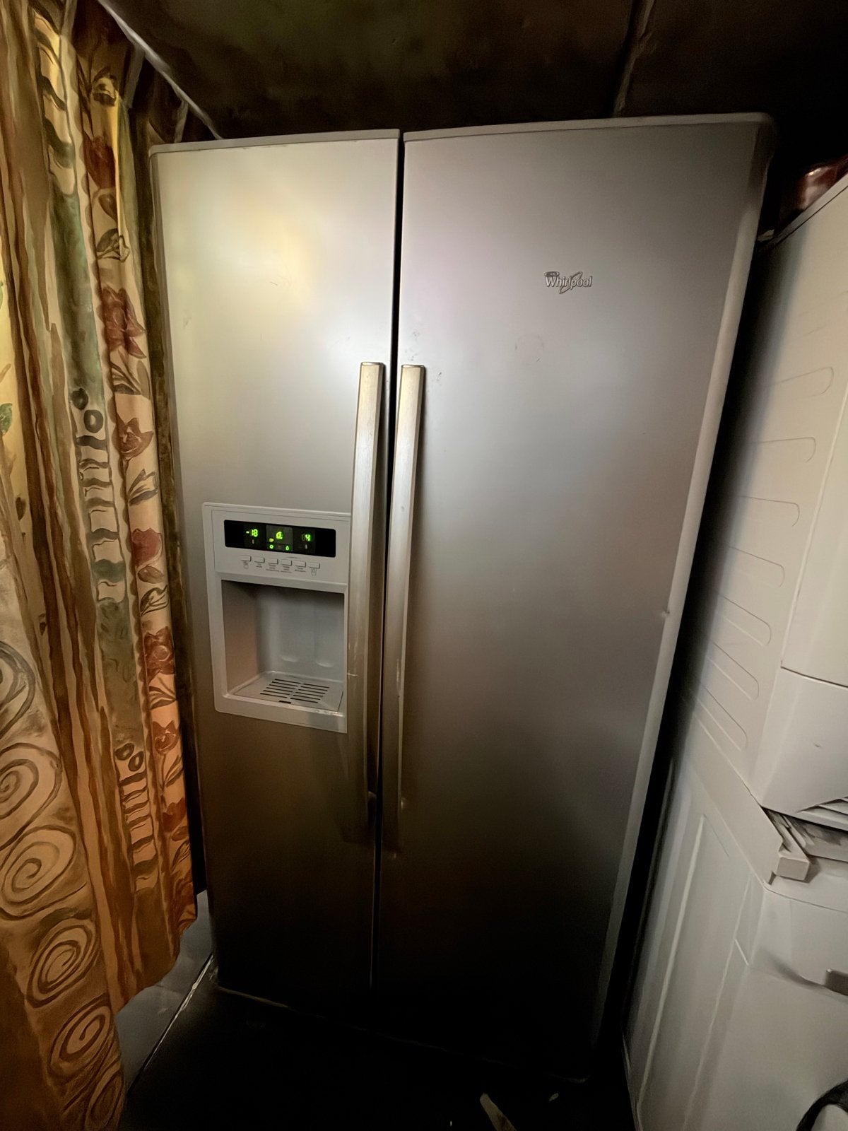 Whirlpool Amerikaanse Koelkast met IJsblokjesmachine