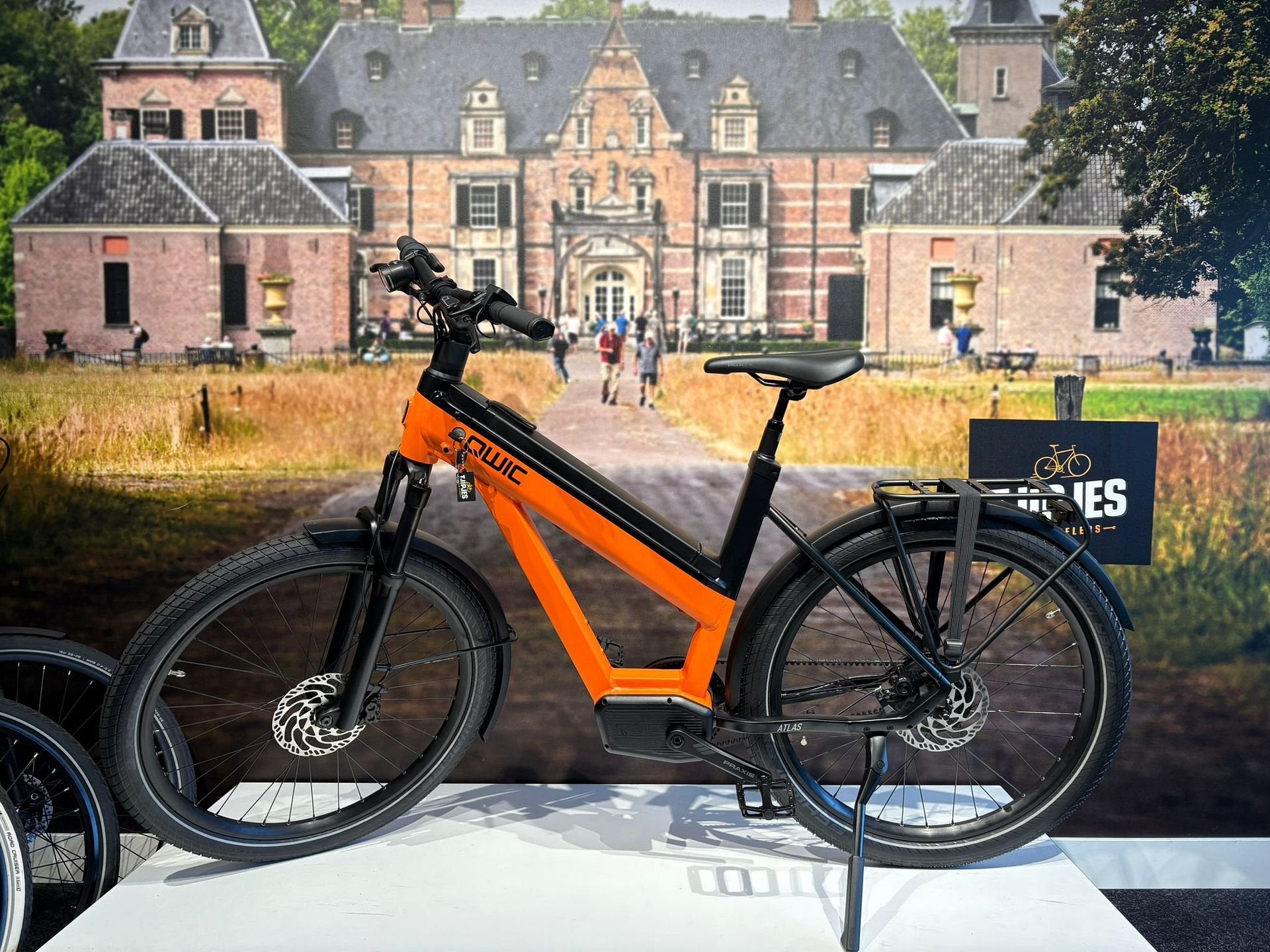 QWIC Atlas elektrische fiets | heren | Oranje | M/L/XL, -, -, Nieuw, -