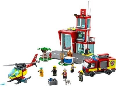 LEGO 60320 Brandweerkazerne., City, Lego, Ophalen of Verzenden, Zo goed als nieuw