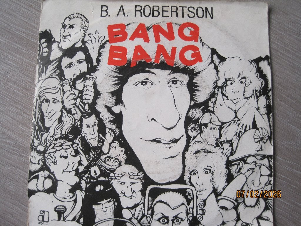 B.A.Robertson  -  Bang bang, Fotohoes, 7 inch, Ophalen of Verzenden, Zo goed als nieuw