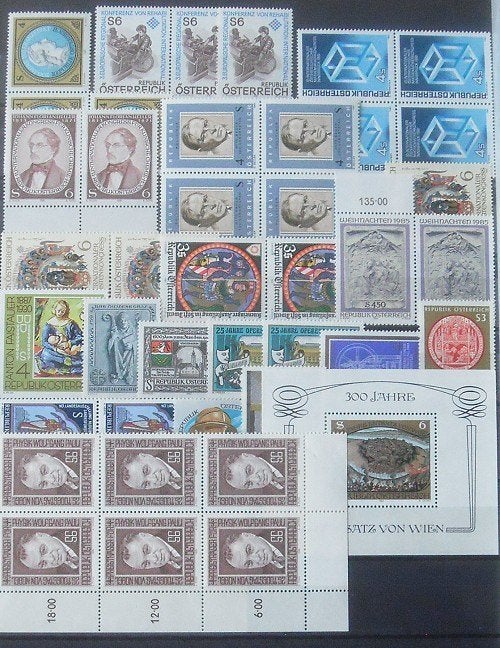 Oostenrijk postfrisse restpartij (14 pagina's), Verzenden, Postfris