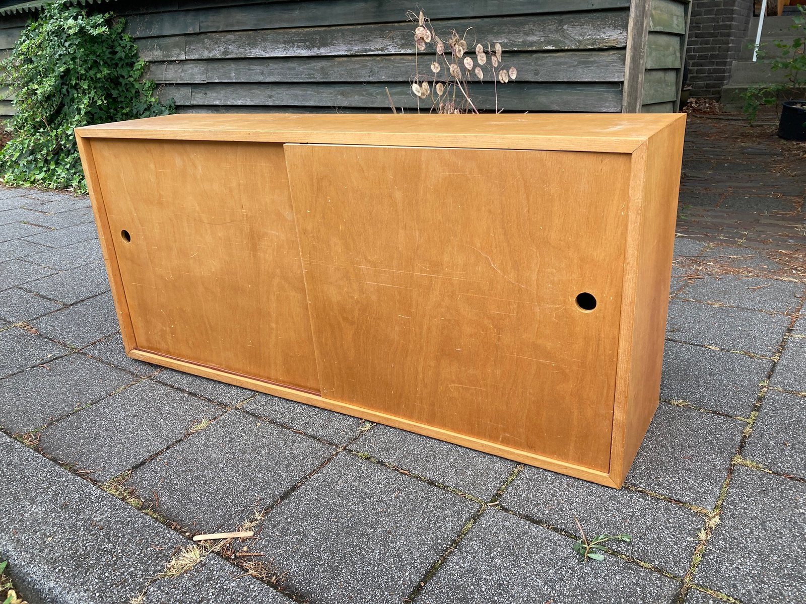 String berkenhouten kastje, Ophalen, Gebruikt