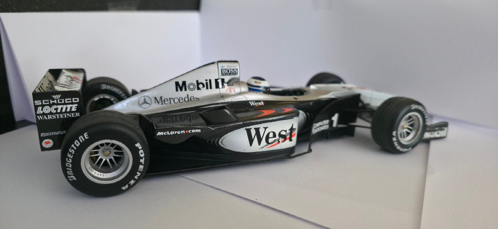 McLaren Mercedes MP4/15 Minichamps Modelauto 2000, Ophalen of Verzenden, Gebruikt, Auto
