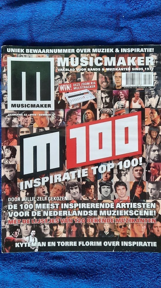 MusicMaker 12-2009 Top 100 inspiratie Themanummer, Ophalen of Verzenden, Zo goed als nieuw, Muziek, Film of Tv