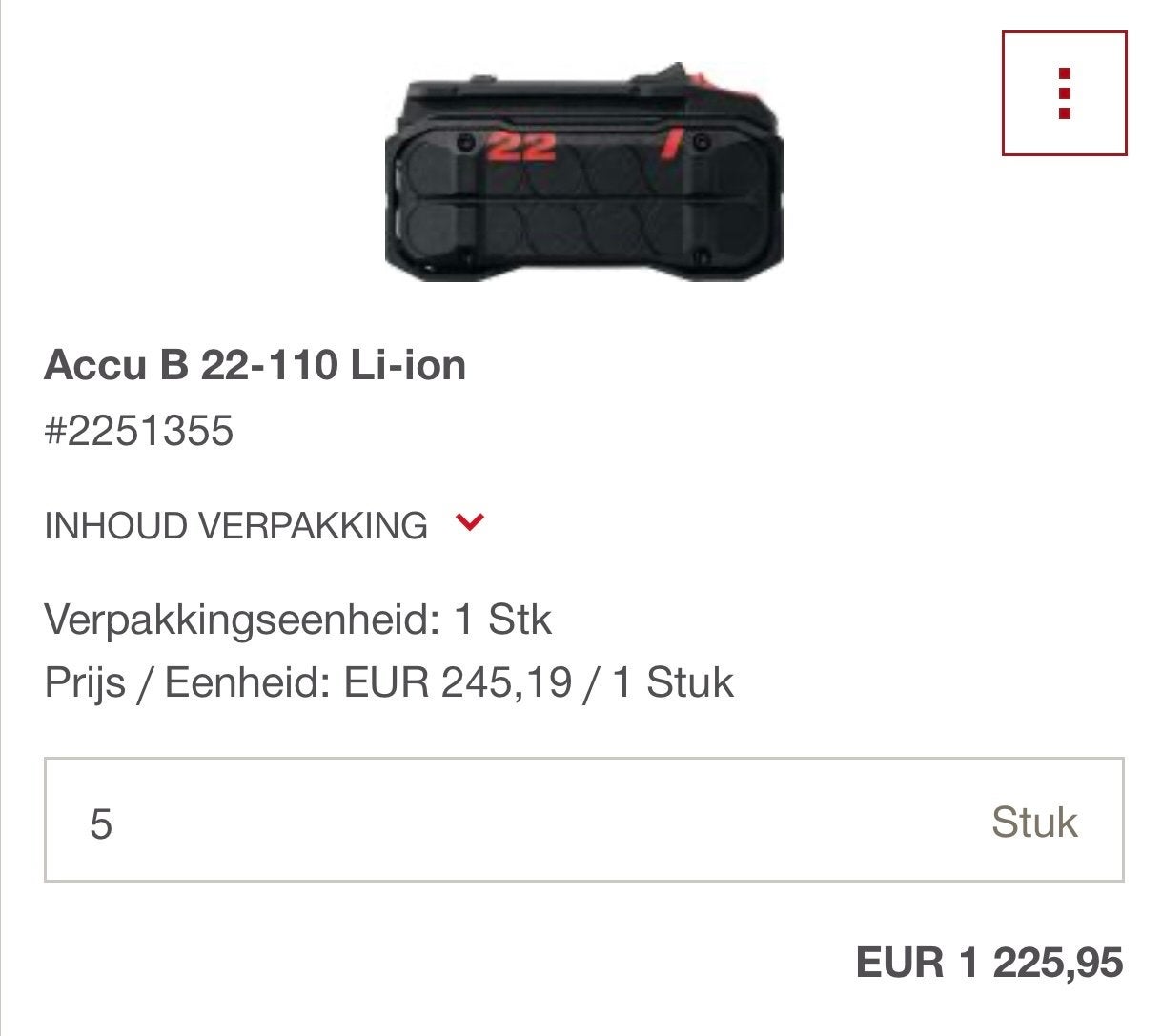 Hilti Kit TE 6-22 + TE-CX (6) M1 doos - Boorhamer, 600 watt of meer, Boor- en/of Breekhamer, Ophalen of Verzenden, Zo goed als nieuw