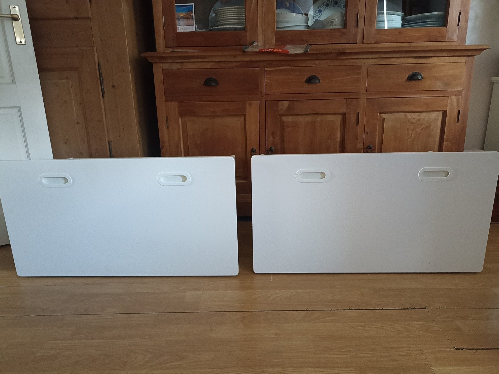 Witte opbergbakken / lades - 2 stuks, Ophalen, Zo goed als nieuw