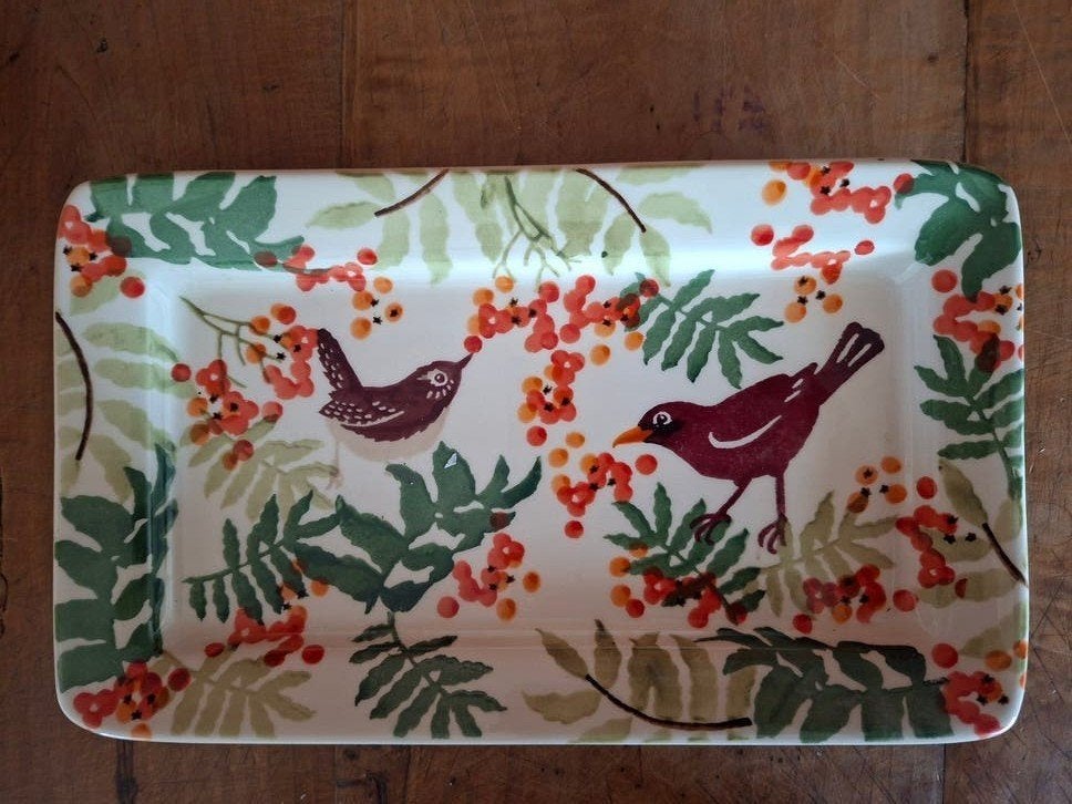 Emma Bridgewater serveerplateau. 'Rowan'. Stoke on Trent., Ophalen of Verzenden, Nieuw, Aardewerk, Overige stijlen