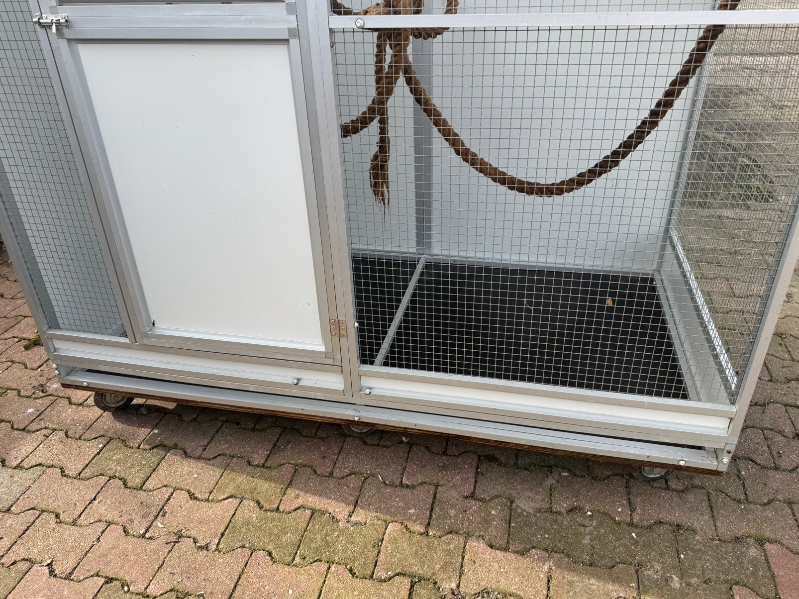 3 vogel volieres, Ophalen, Zelf gemaakt, Aluminium, Zo goed als nieuw