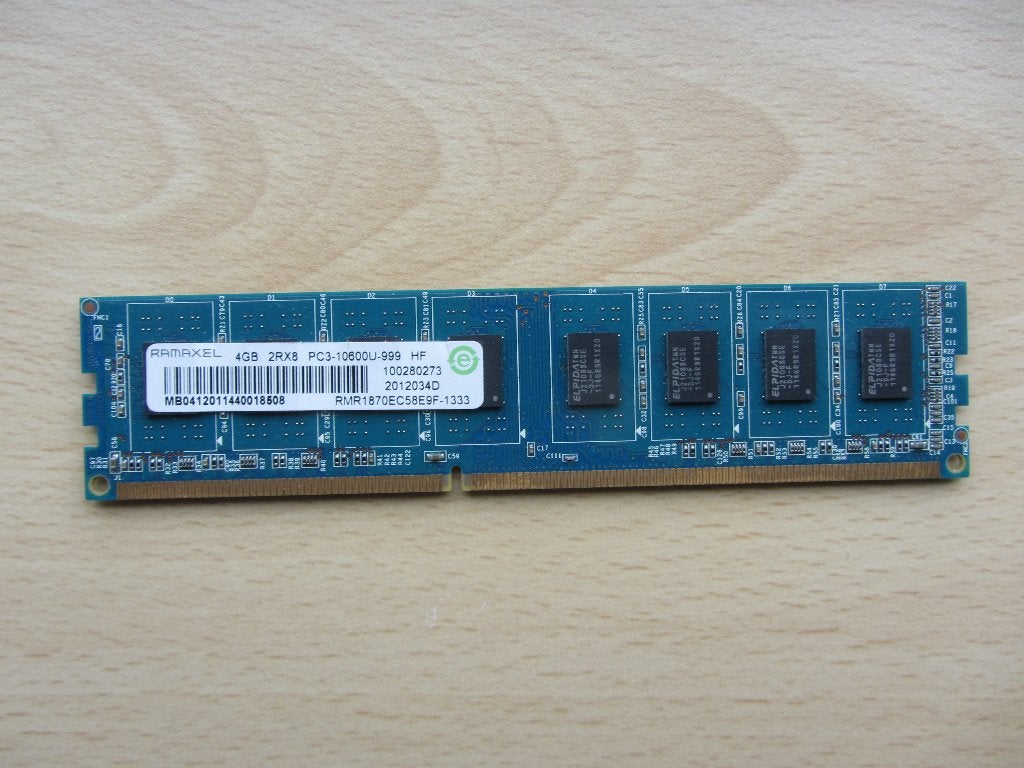 Ramaxel 4GB PC3-10600 DDR3-1333MHz non-ECC Unbuffered CL9, Computers en Software, RAM geheugen, 1333 MHz, DDR3, Ophalen of Verzenden