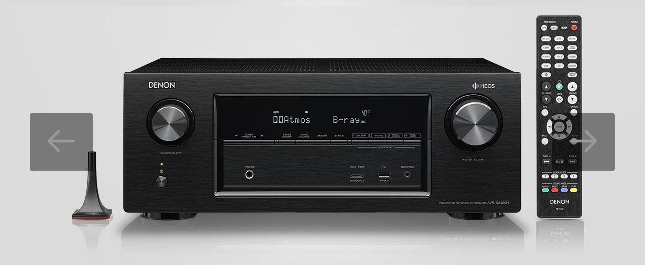 DENON AVR-X 2400 H ( HEOS ) versterker met vele grstis extra, Ophalen, Denon, Zo goed als nieuw, 120 watt of meer