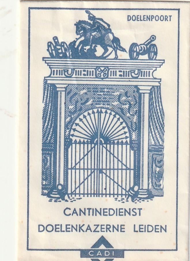 Suikerzakje #1350 : Doelenkazerne Leiden, Verzamelen, Verzenden, Nederland
