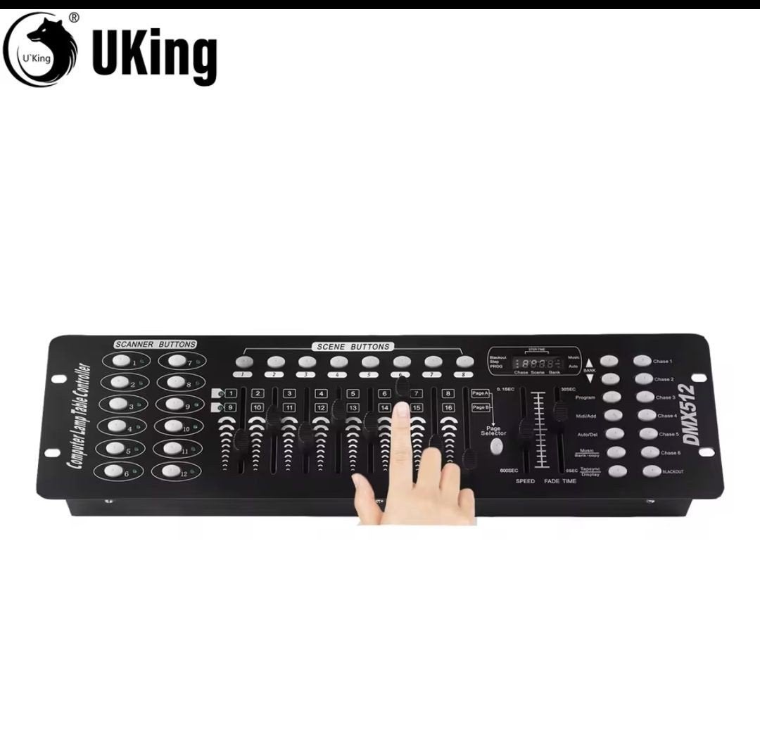 U'king DMX 512 Controller met 192 kanalen, Ophalen of Verzenden, Zo goed als nieuw