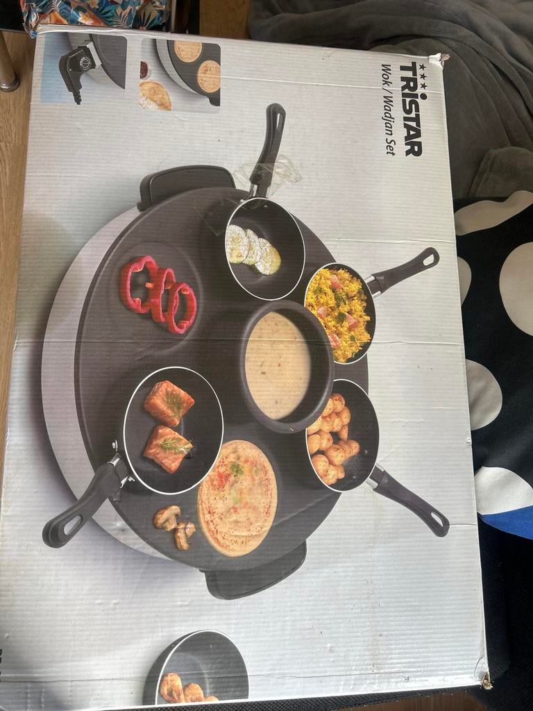 Tristar Wok/Wadjan Set voor 6 personen, Ophalen of Verzenden, Nieuw, 4 t/m 7 personen