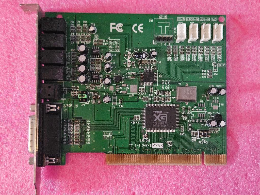 Yamaha XG YMF744B-V Retro Geluidskaart, Ophalen of Verzenden, Gebruikt, Intern, Yamaha