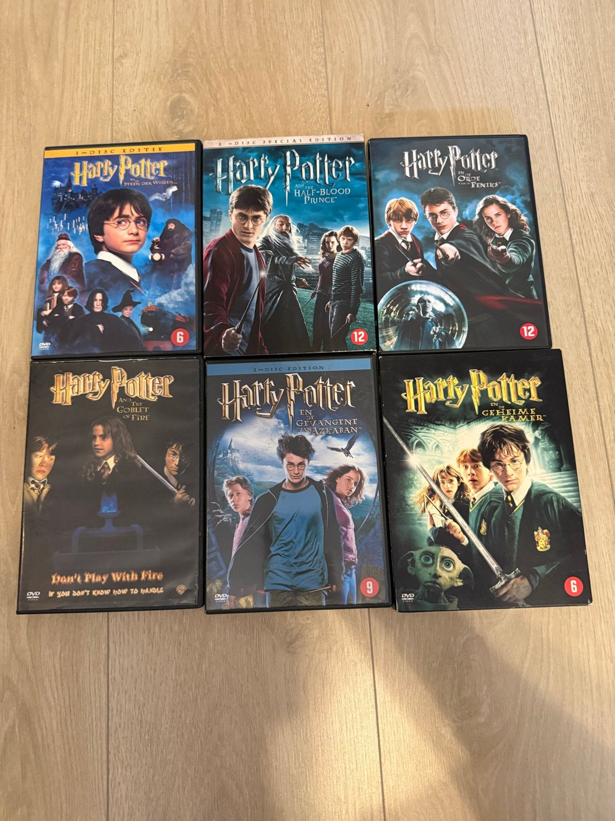 Harry Potter DVD Collectie - 6 Films, Cd's en Dvd's, Nederlands, Ophalen of Verzenden, Vanaf 12 jaar, Gebruikt