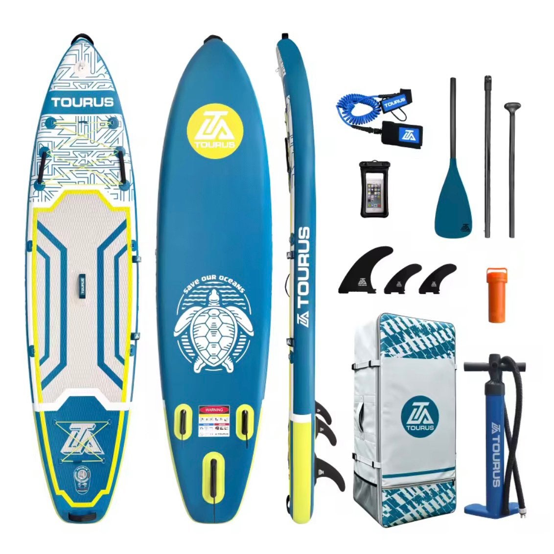 Sup board, 150kg tot 215kg verschillende modellen- tourus, Ophalen of Verzenden, Nieuw, SUP-boards