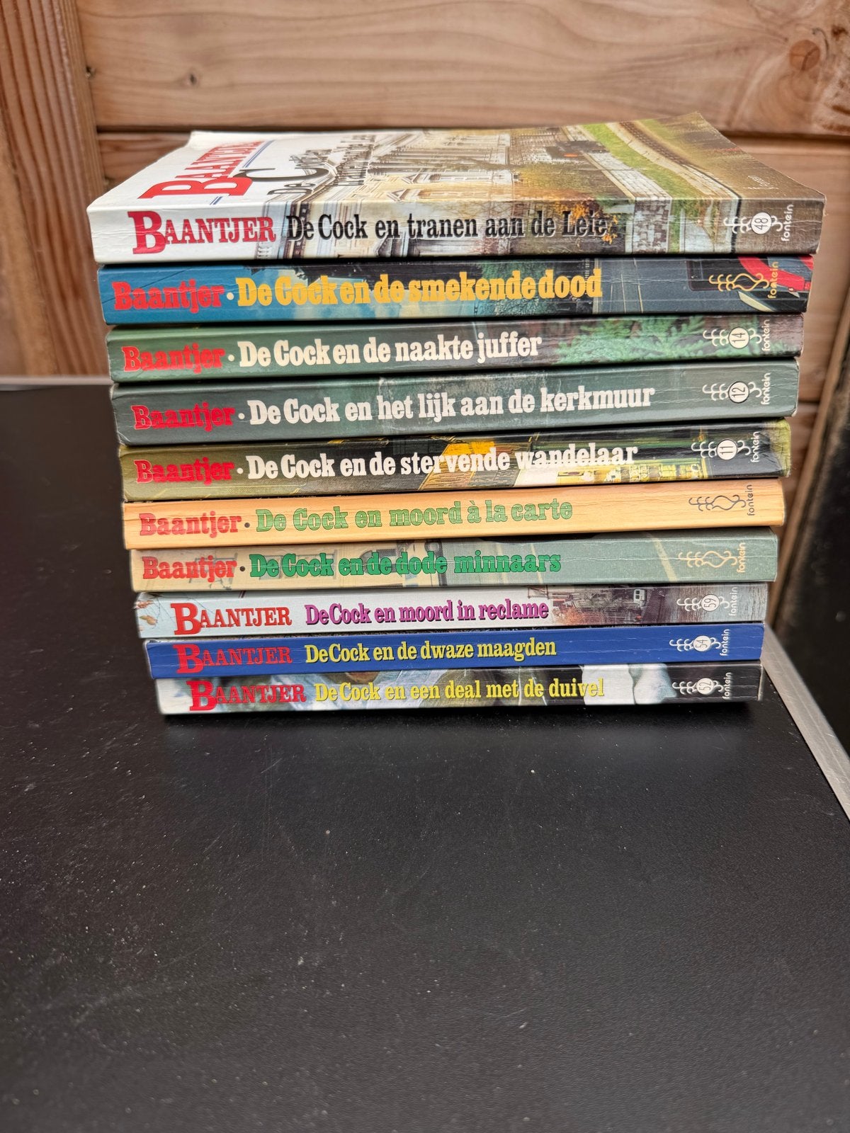 Diverse Boeken: Baantjer, De Jonge Lijsters, De Grote Lijste, Ophalen, Gelezen, Nederland