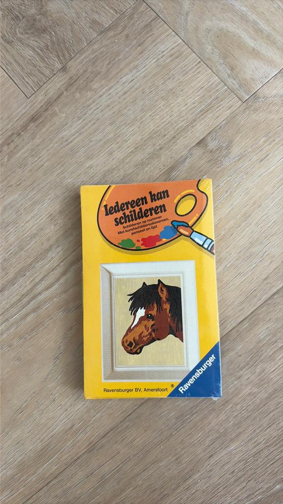 Ravensburger Iedereen kan schilderen - Paard, Ophalen, Nieuw, Schilderen op nummer
