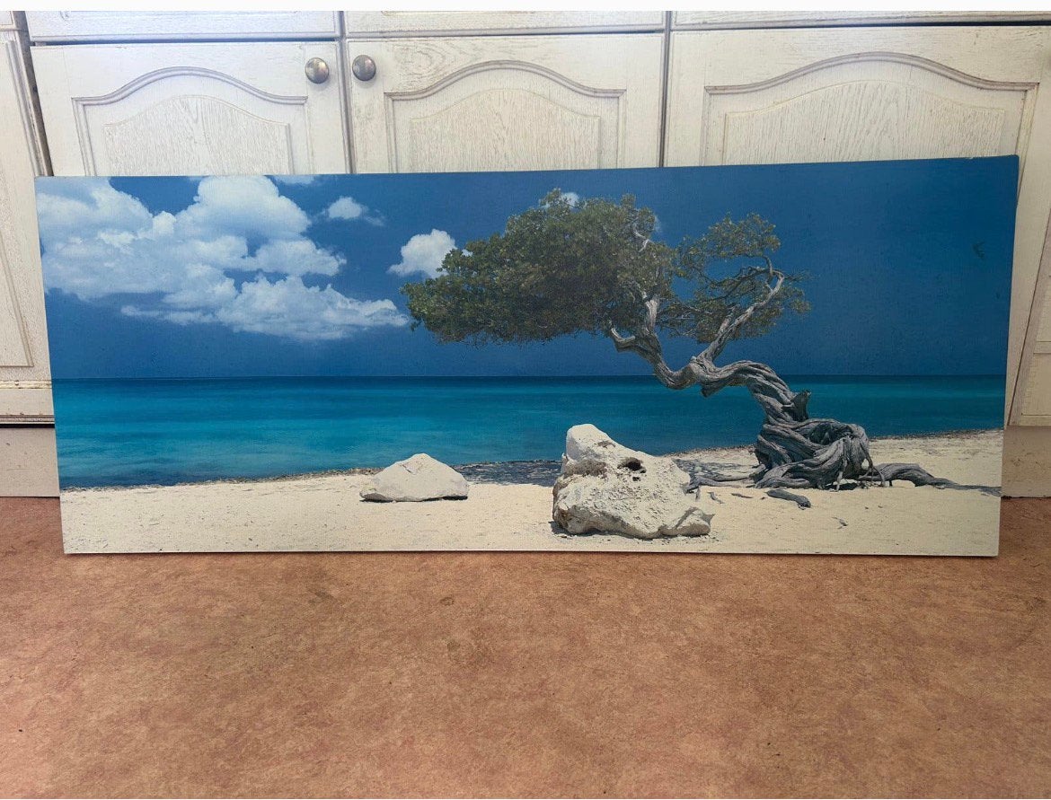 Leuk groot Ikea schilderij., Ophalen, 50 – 75, 125 cm of meer, Zo goed als nieuw