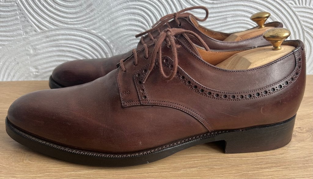 Church’s. Leren herenschoenen. Mt 43 1/2., Bruin, Church’s, Ophalen of Verzenden, Zo goed als nieuw