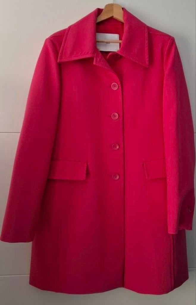 Mooie fuchsiaroze lente/zomerjas Mango maat xl/42, Mango, Maat 42/44 (L), Ophalen of Verzenden, Zo goed als nieuw