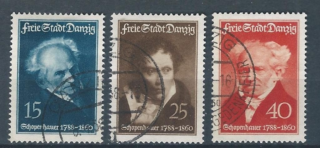 C847 – Duitsland - Danzig – MiNr 281-283 (gestempeld), Ophalen of Verzenden, Duitse Keizerrijk, Gestempeld