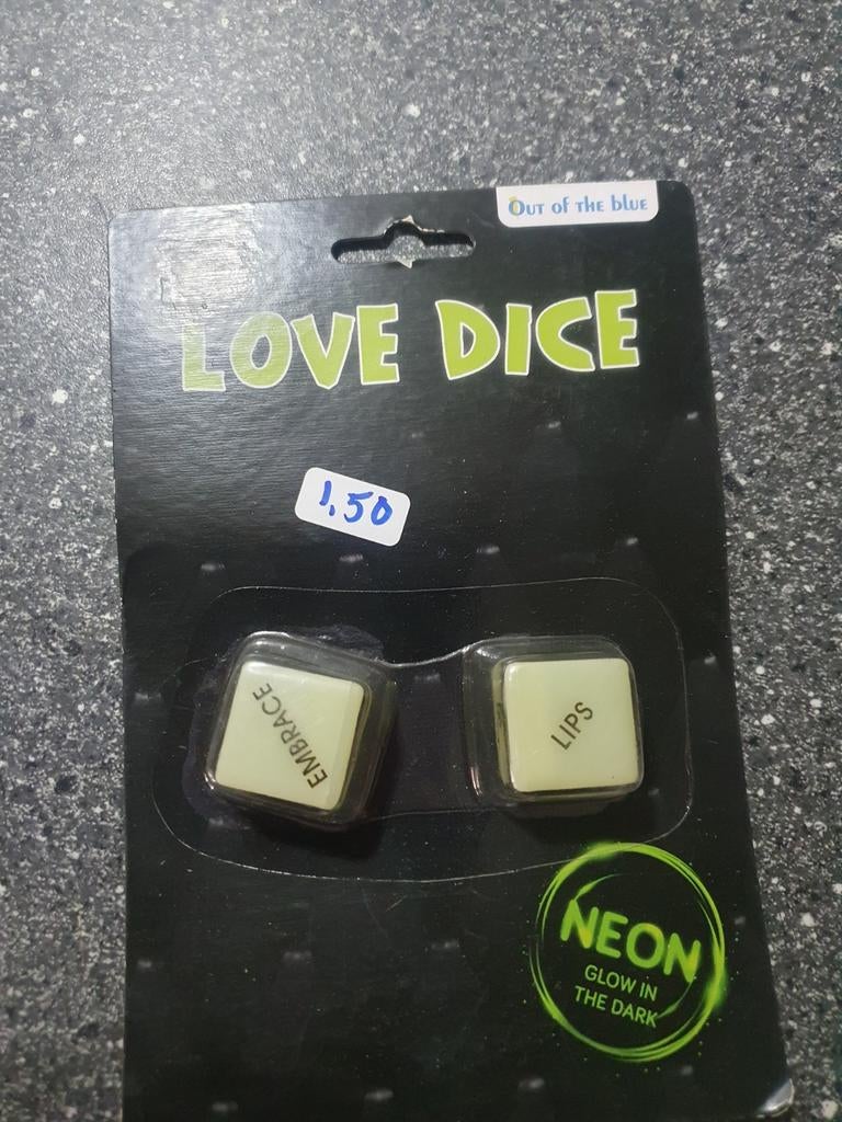 Nieuwe Erotische Dobbelstenen Spel - Love Dice Neon Glow, Een of twee spelers, Ophalen of Verzenden, Nieuw, Out of the blue