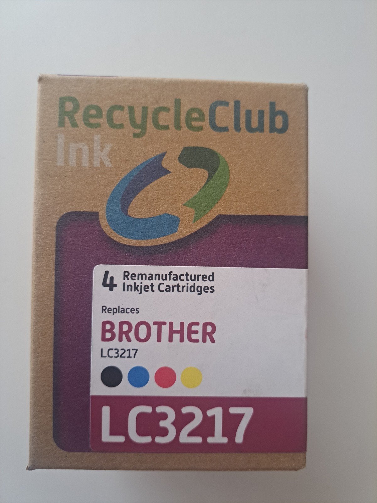 RecycleClub Ink Brother LC3217 Remanufactured Cartridges, Ophalen of Verzenden, Nieuw, Cartridge, RecycleClub Ink