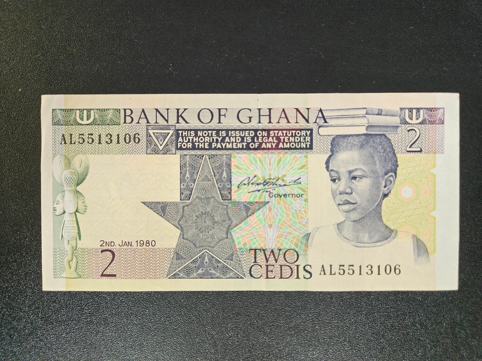 Ghana pick 18b 1970 zf+, Postzegels en Munten, Bankbiljetten | Afrika, Ophalen of Verzenden, Overige landen, Los biljet