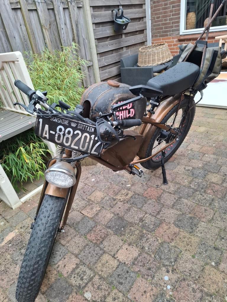 fatbike ratbike ebike custom, 59 cm of meer, Ophalen, Zo goed als nieuw, Overige merken