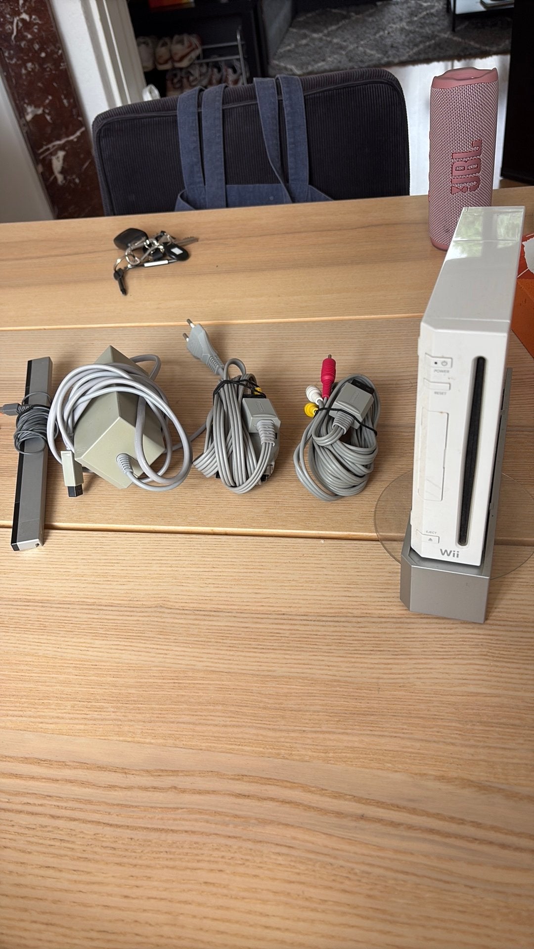 Oude Nintendo Wii console met kabels (geen controllers), Ophalen, Gebruikt, Zonder controller