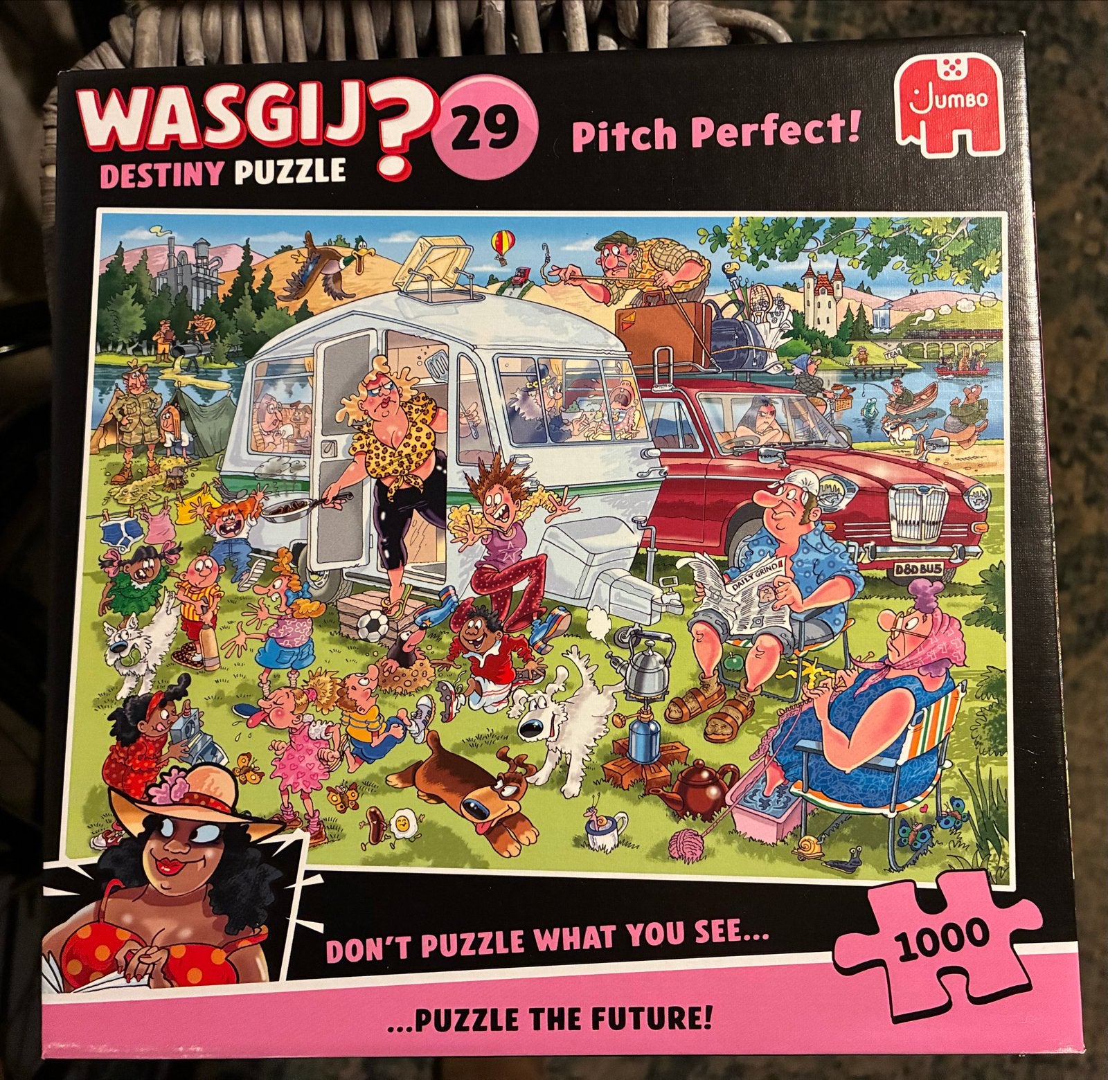 Wasgij? Destiny Puzzel 29 - Pitch Perfect! (1000 stukjes), Ophalen of Verzenden, 500 t/m 1500 stukjes, Zo goed als nieuw, Legpuzzel