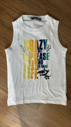 Leuk singlet maat 116, Kinderen en Baby's, Kinderkleding | Maat 116, Ophalen of Verzenden, Gebruikt, Jongen, Shirt of Longsleeve