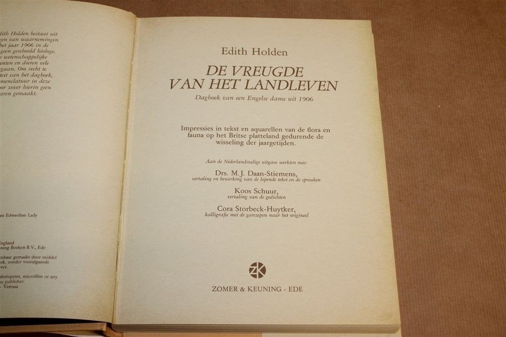 De Vreugde van het Landleven — Dagboek 1906, Aquarellen, Boeken, Ophalen of Verzenden, Gelezen