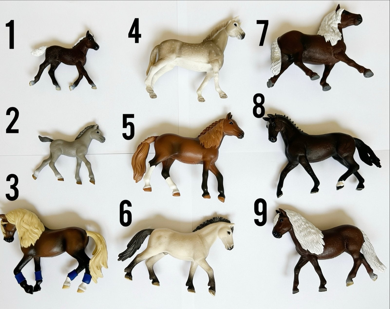 Schleich paarden en veulens - Diverse modellen, Ophalen of Verzenden, Gebruikt