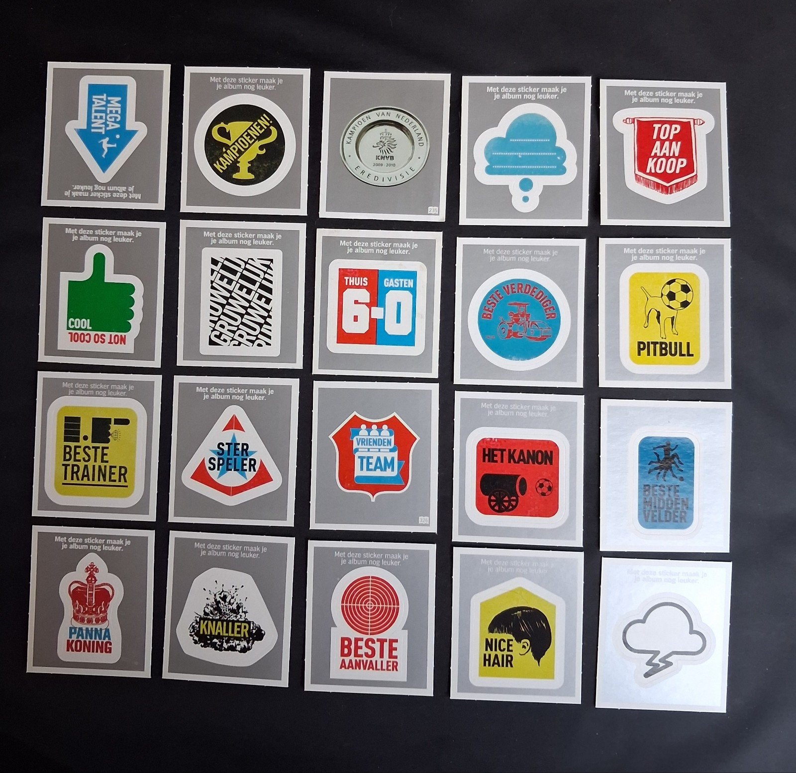 Voetbal stickers - Humor 1, Ophalen of Verzenden, Nieuw, Sport