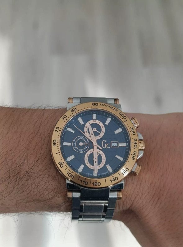 VERY GOOD CONDITION - GC GUESS COLLECTION WRISTWATCH, Staal, Polshorloge, 1960 of later, Ophalen